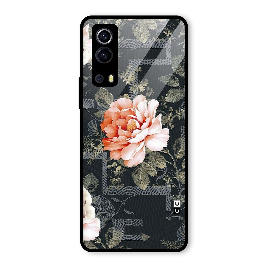 Art And Floral Glass Back Case for Vivo iQOO Z3
