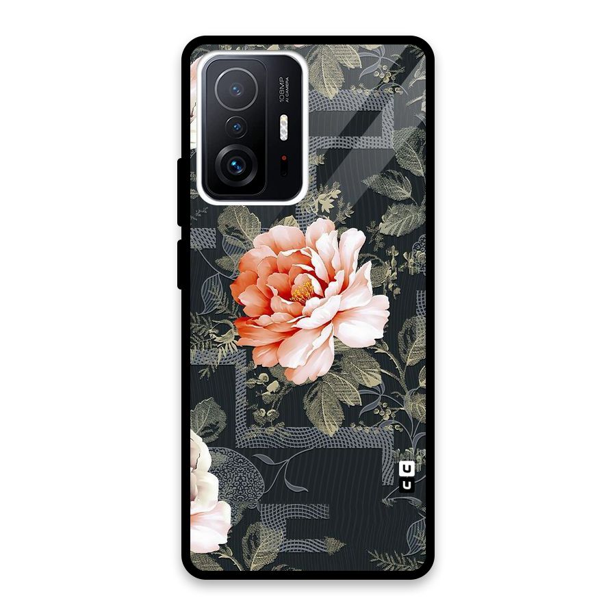 Art And Floral Glass Back Case for Xiaomi 11T Pro