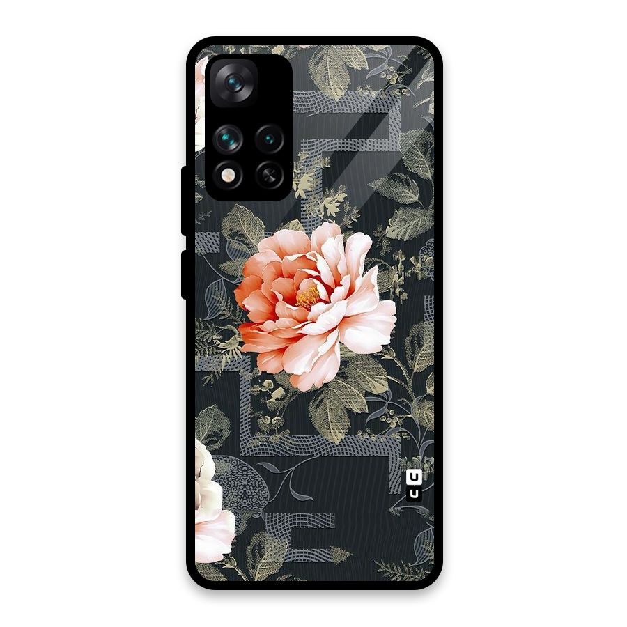 Art And Floral Glass Back Case for Xiaomi 11i HyperCharge 5G