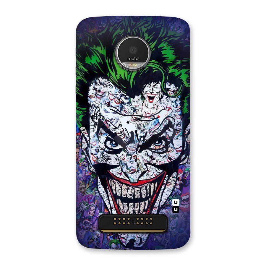 Art Face Back Case for Moto Z Play