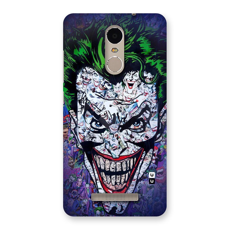 Art Face Back Case for Xiaomi Redmi Note 3