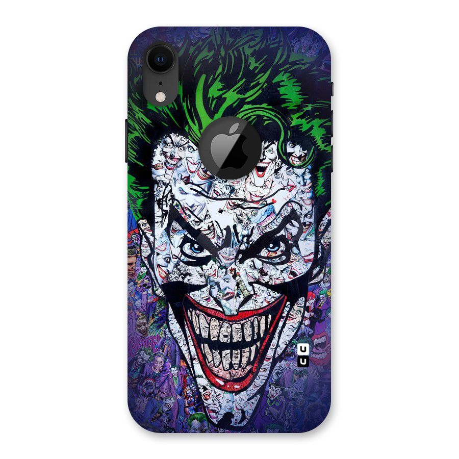 Art Face Back Case for iPhone XR Logo Cut