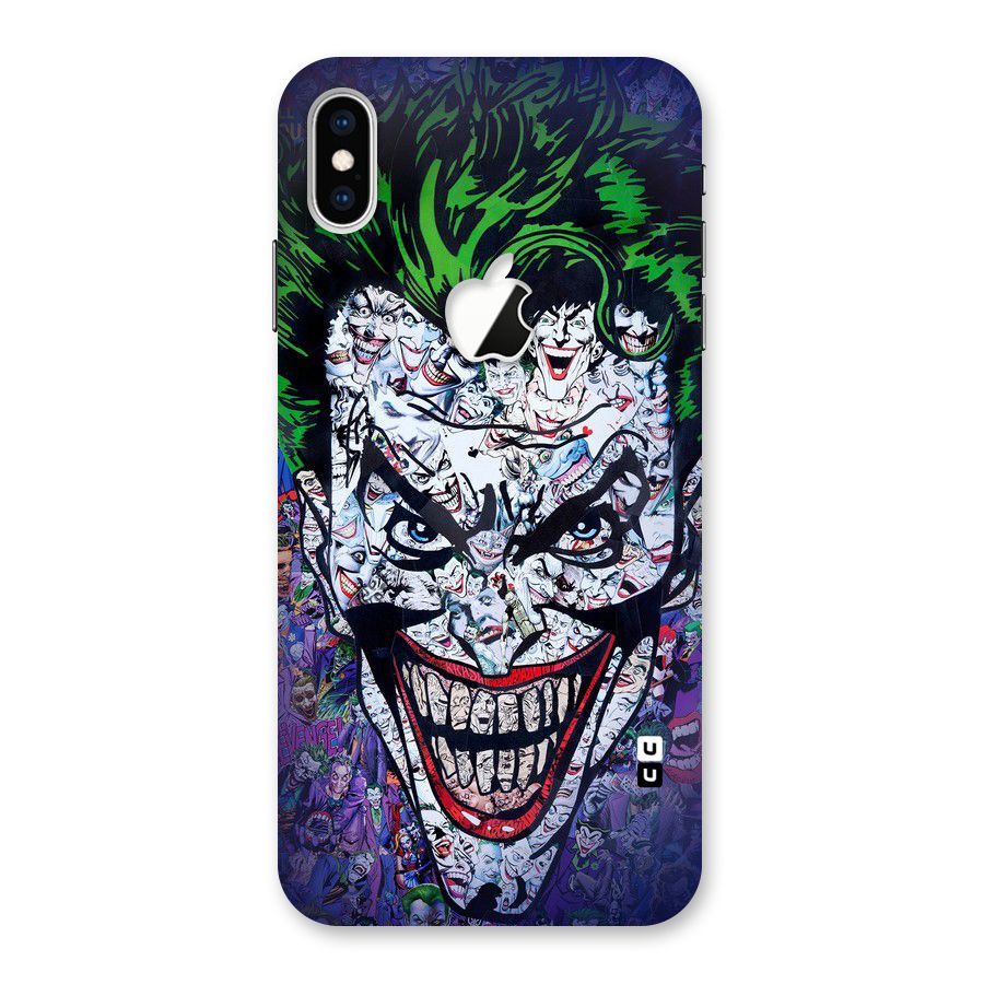 Art Face Back Case for iPhone XS Max Apple Cut