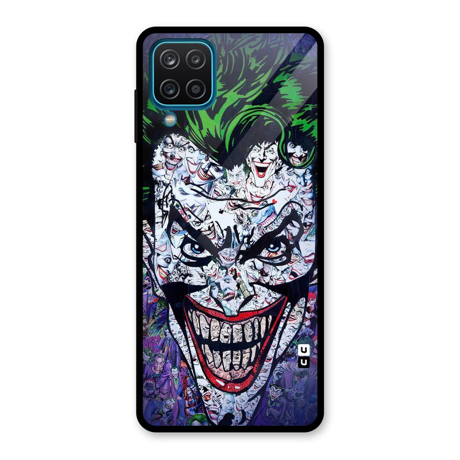 Art Face Glass Back Case for Galaxy A12