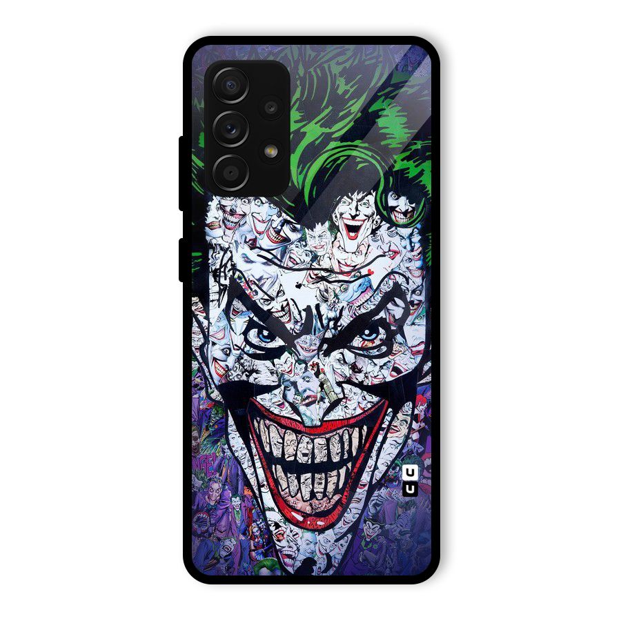 Art Face Glass Back Case for Galaxy A53 5G