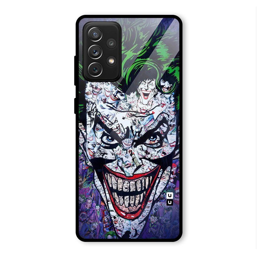 Art Face Glass Back Case for Galaxy A72