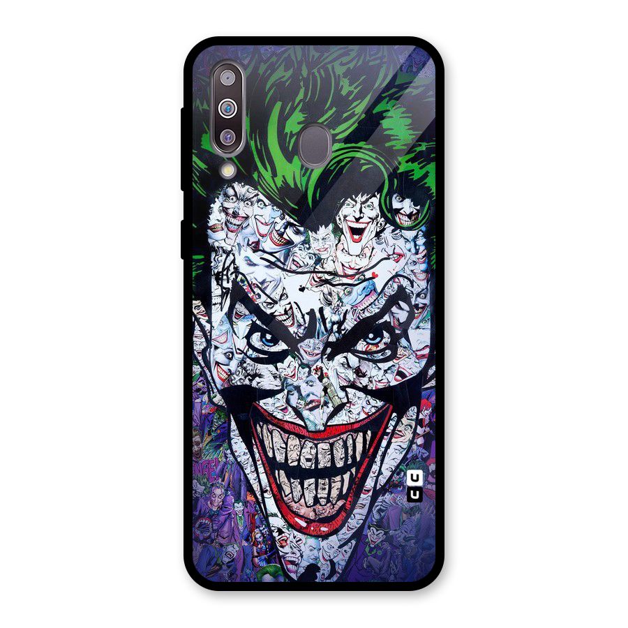 Art Face Glass Back Case for Galaxy M30