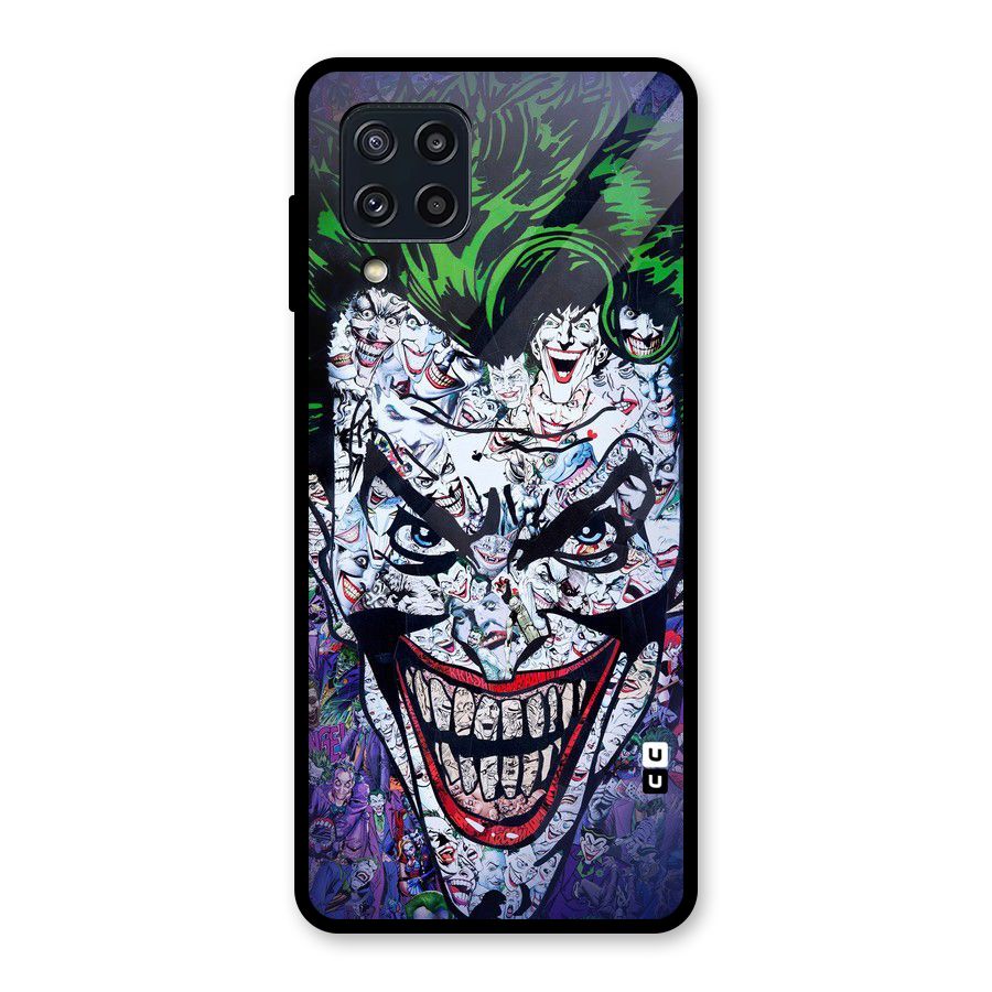 Art Face Glass Back Case for Galaxy M32
