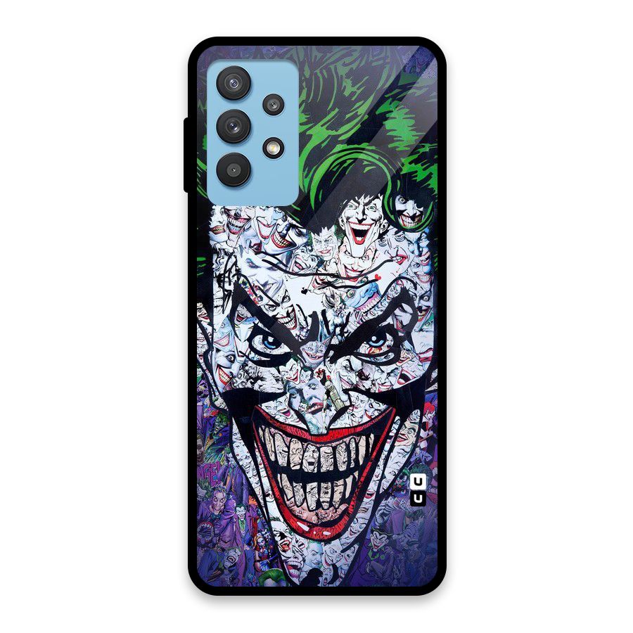 Art Face Glass Back Case for Galaxy M32 5G