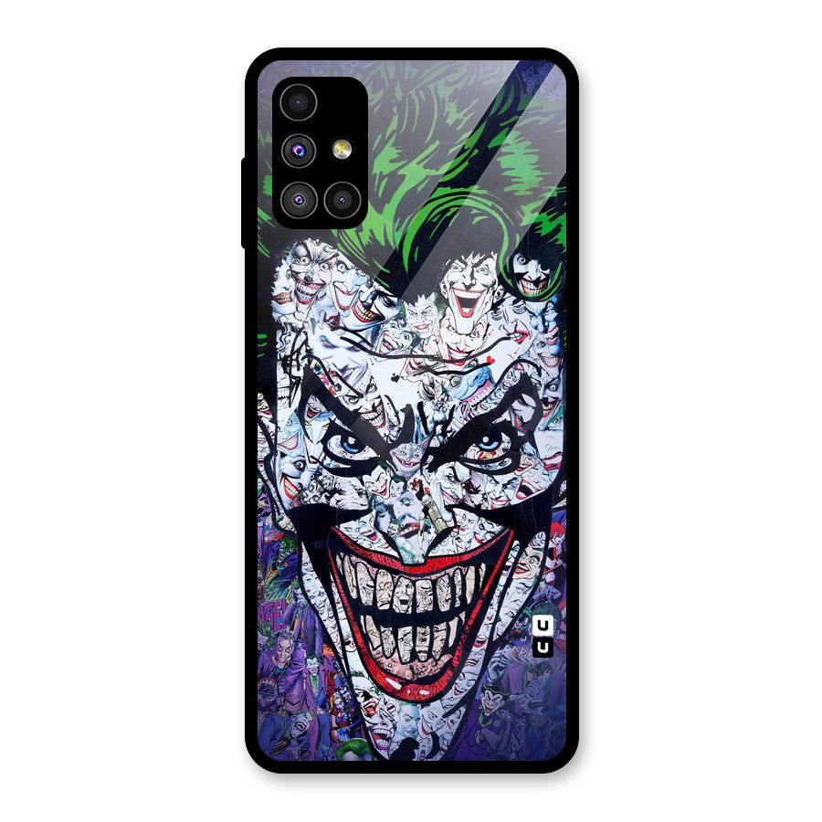 Art Face Glass Back Case for Galaxy M51