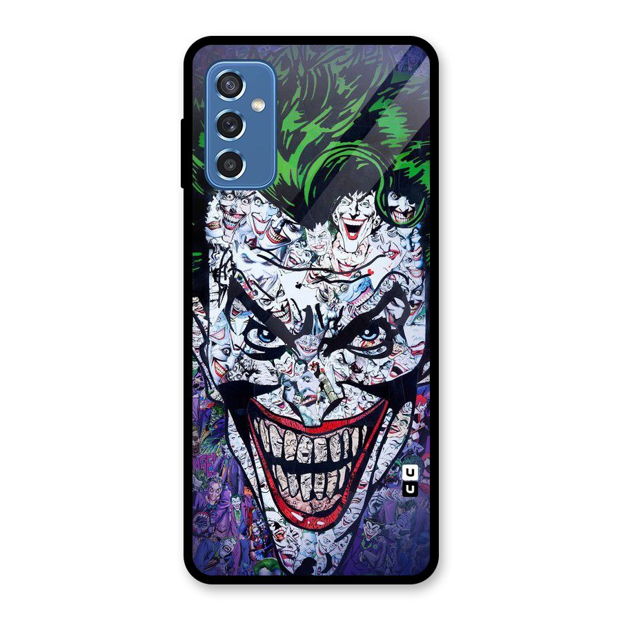 Art Face Glass Back Case for Galaxy M52 5G
