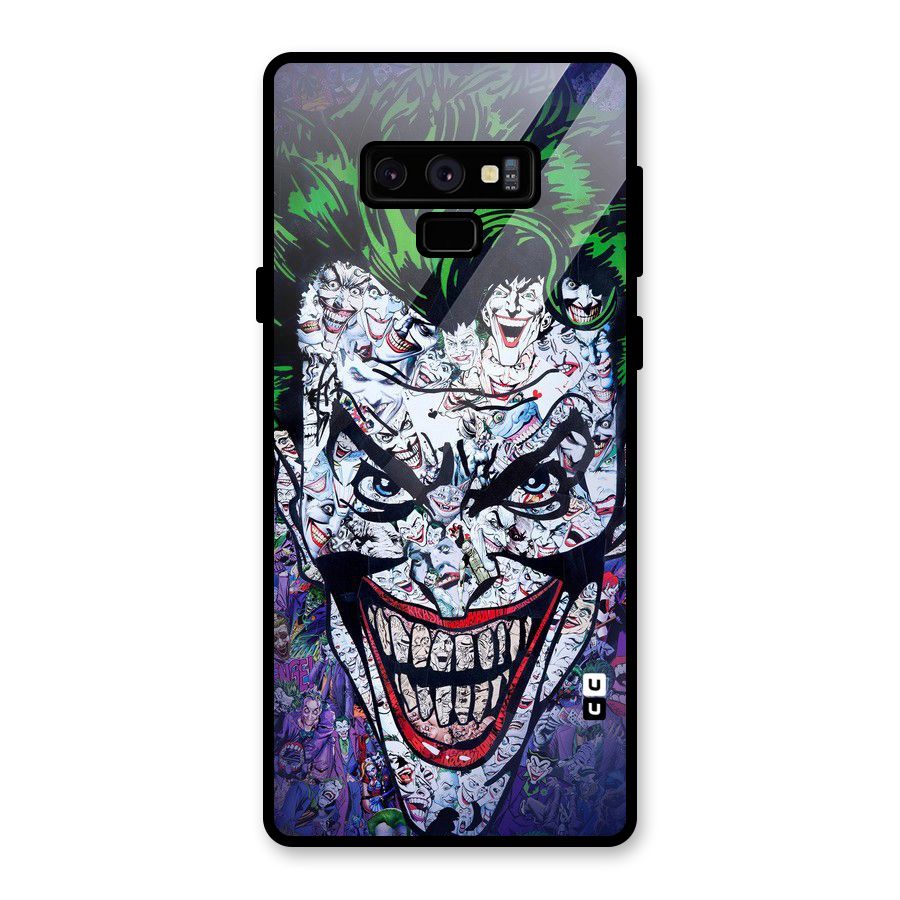 Art Face Glass Back Case for Galaxy Note 9