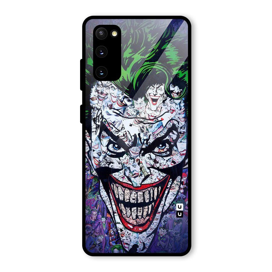 Art Face Glass Back Case for Galaxy S20 FE