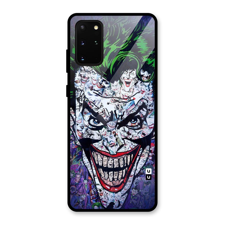 Art Face Glass Back Case for Galaxy S20 Plus