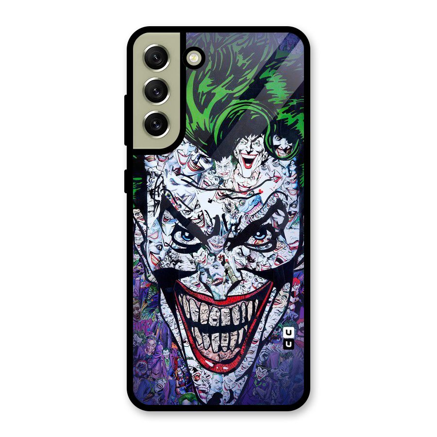 Art Face Glass Back Case for Galaxy S21 FE 5G