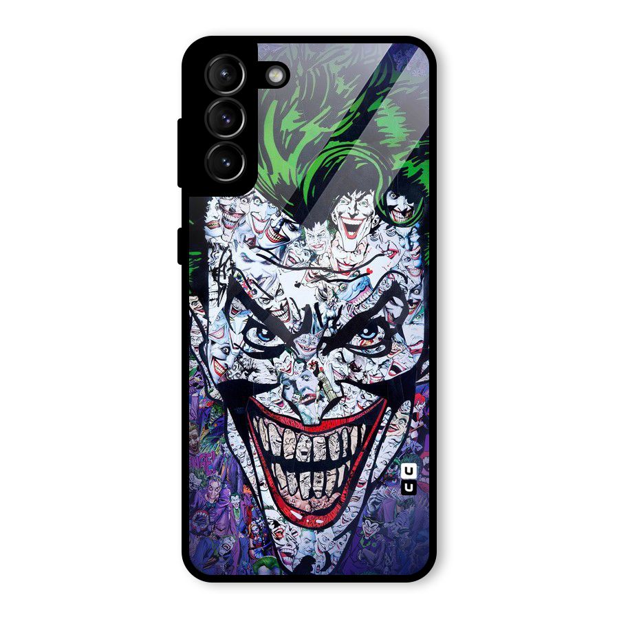 Art Face Glass Back Case for Galaxy S21 Plus