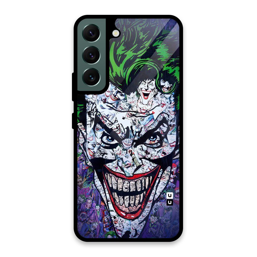 Art Face Glass Back Case for Galaxy S22 5G