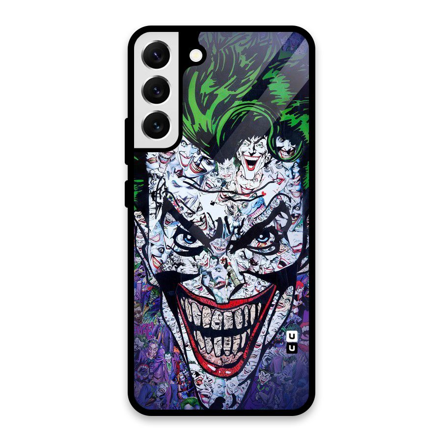 Art Face Glass Back Case for Galaxy S22 Plus 5G