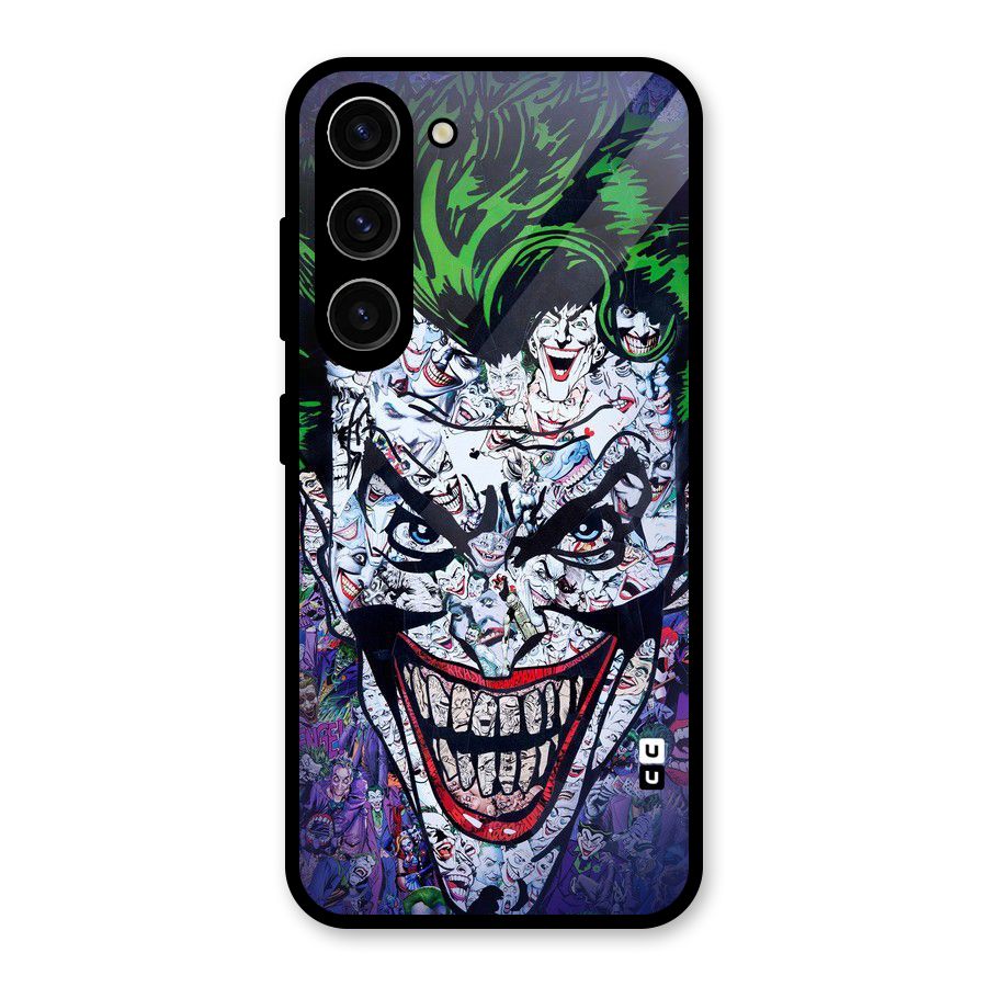 Art Face Glass Back Case for Galaxy S23