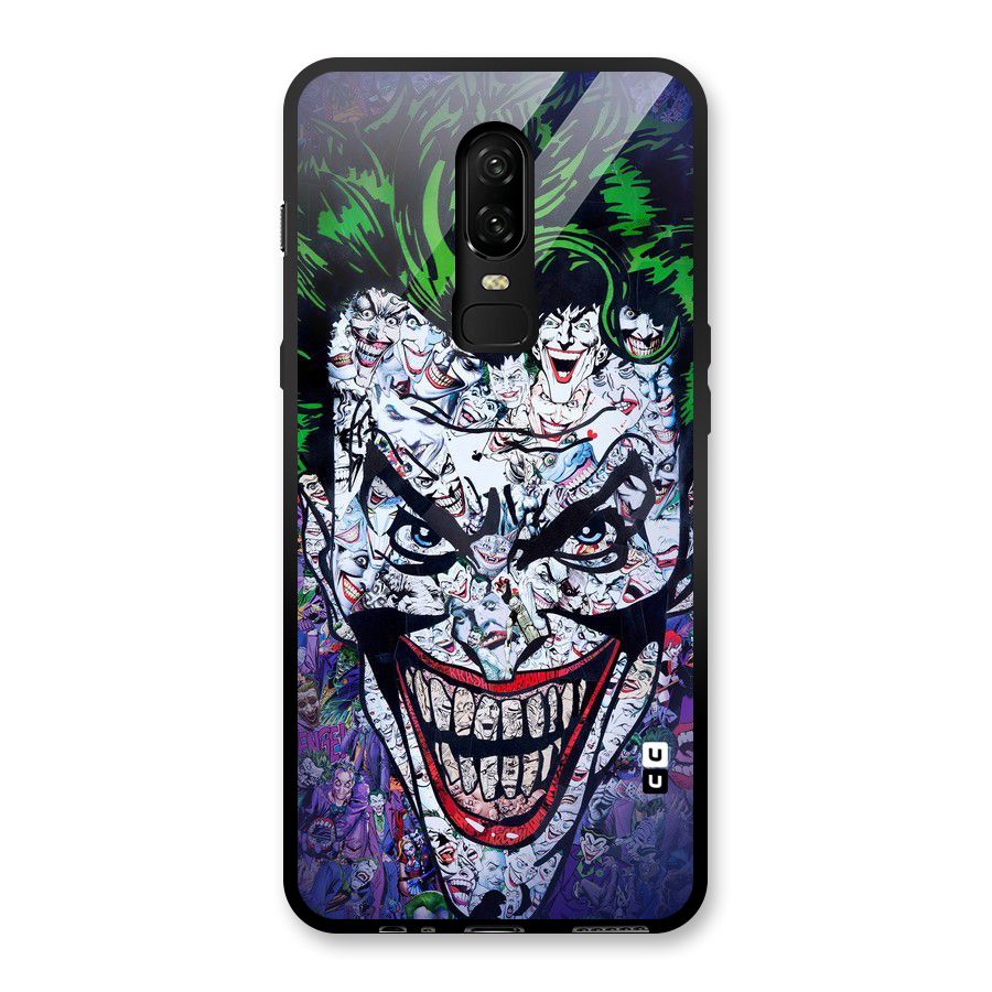 Art Face Glass Back Case for OnePlus 6