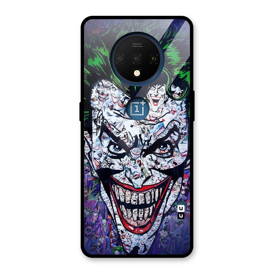 Art Face Glass Back Case for OnePlus 7T
