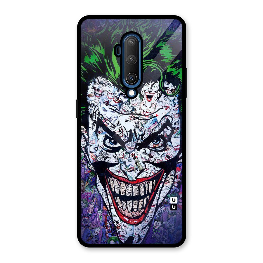 Art Face Glass Back Case for OnePlus 7T Pro