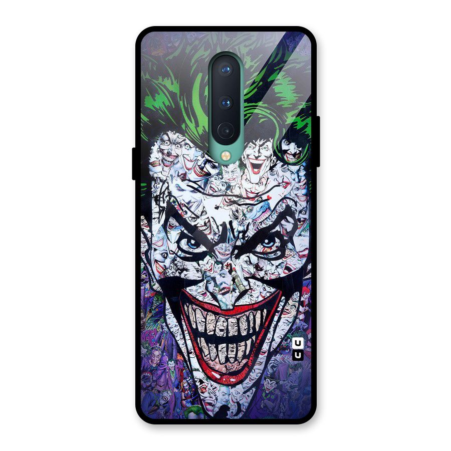 Art Face Glass Back Case for OnePlus 8