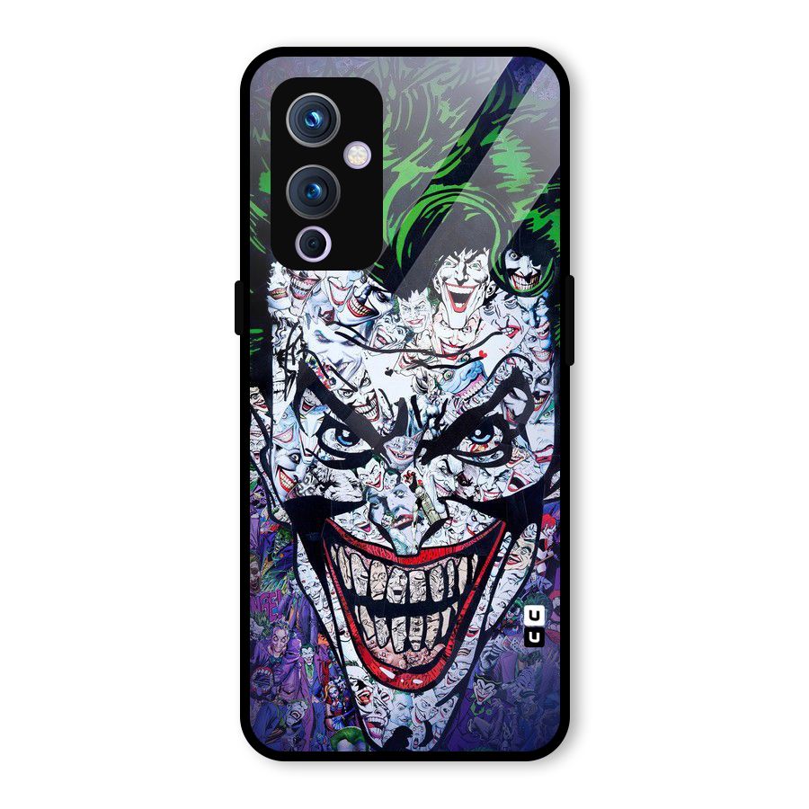 Art Face Glass Back Case for OnePlus 9