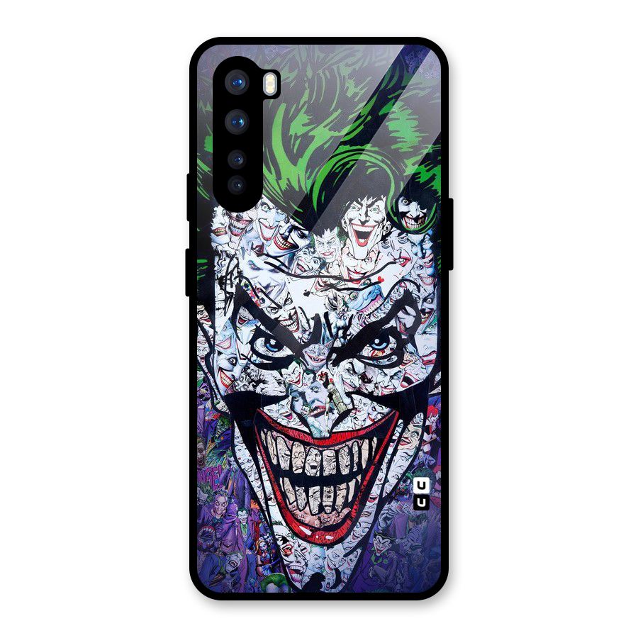 Art Face Glass Back Case for OnePlus Nord