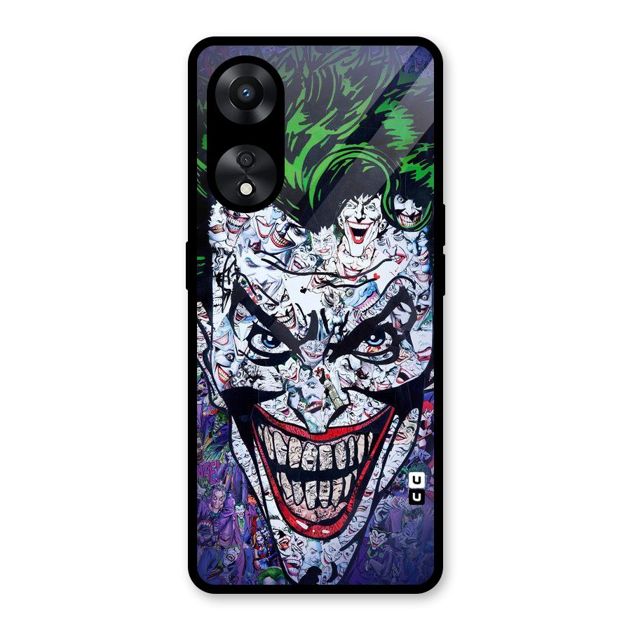 Art Face Glass Back Case for Oppo A78