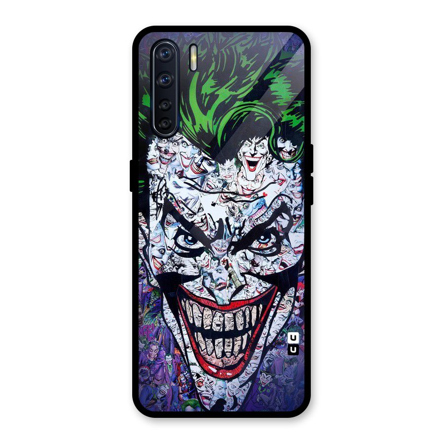 Art Face Glass Back Case for Oppo F15