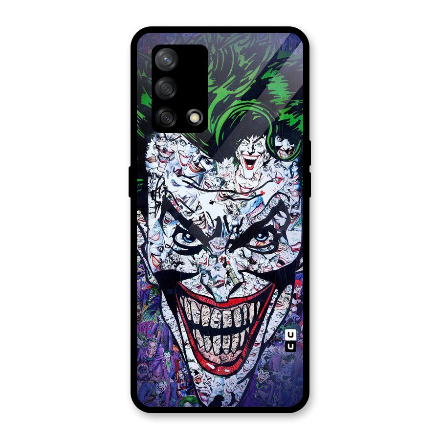 Art Face Glass Back Case for Oppo F19