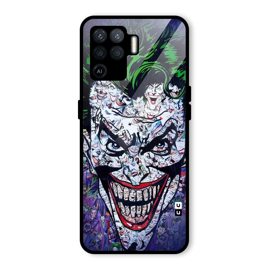 Art Face Glass Back Case for Oppo F19 Pro