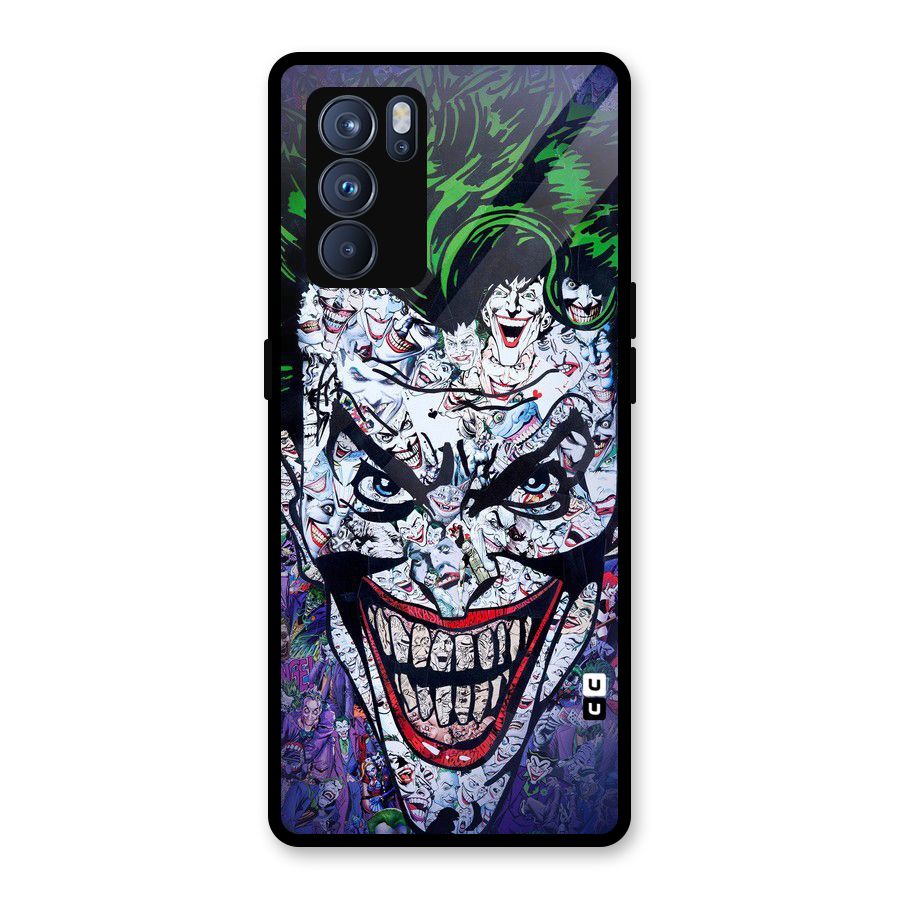 Art Face Glass Back Case for Oppo Reno6 Pro 5G