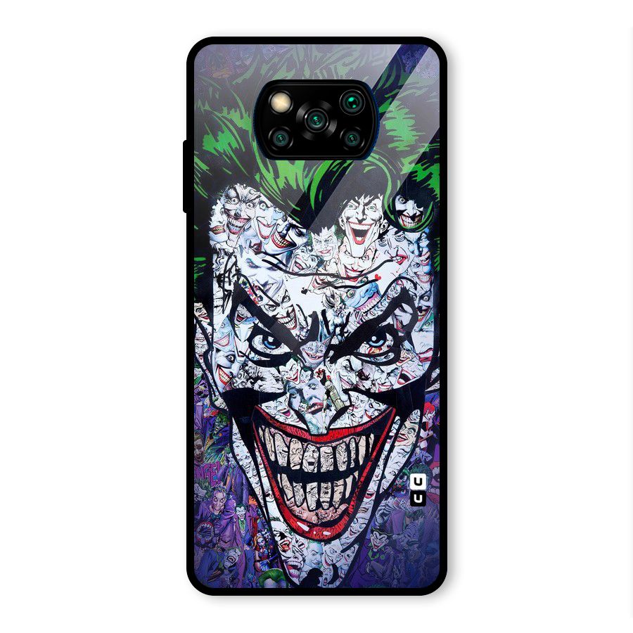 Art Face Glass Back Case for Poco X3 Pro