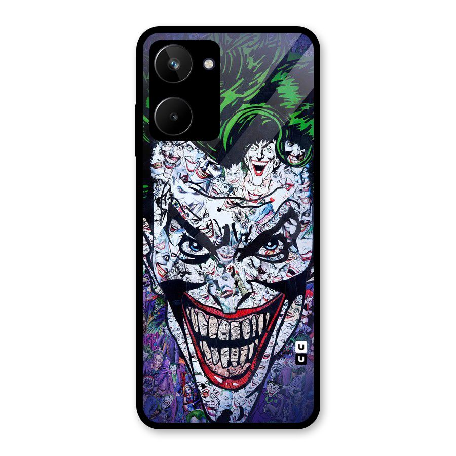 Art Face Glass Back Case for Realme 10