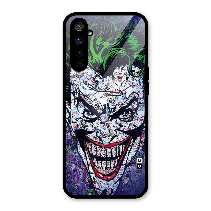 Art Face Glass Back Case for Realme 6i
