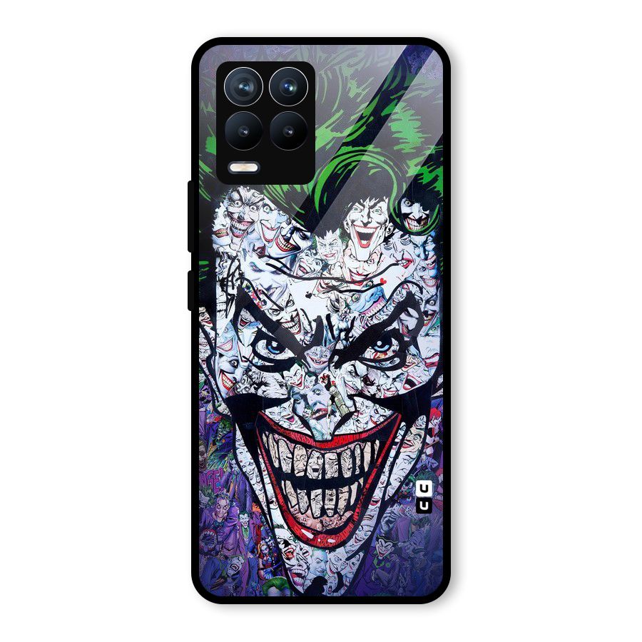 Art Face Glass Back Case for Realme 8