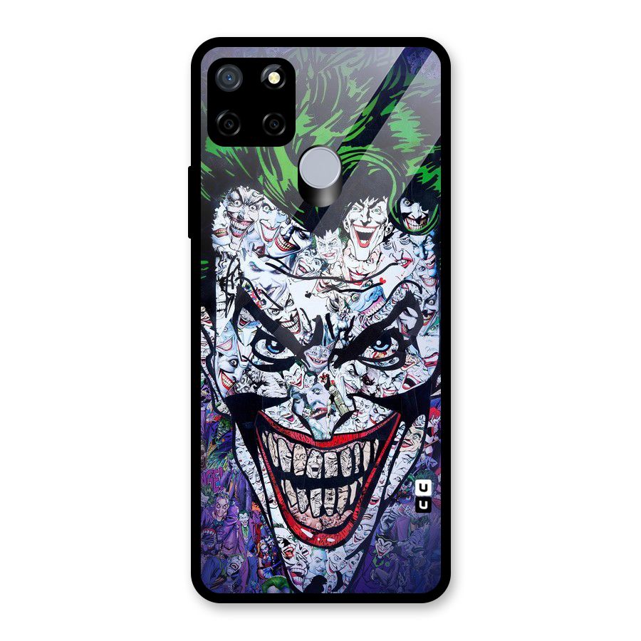 Art Face Glass Back Case for Realme C12