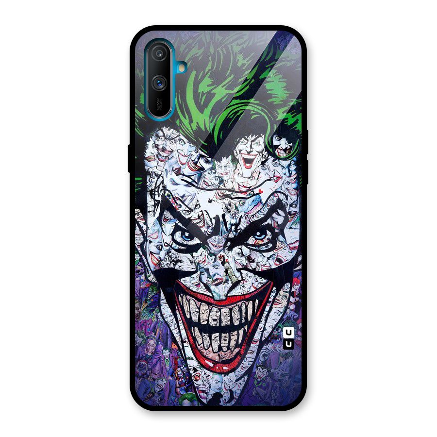 Art Face Glass Back Case for Realme C3