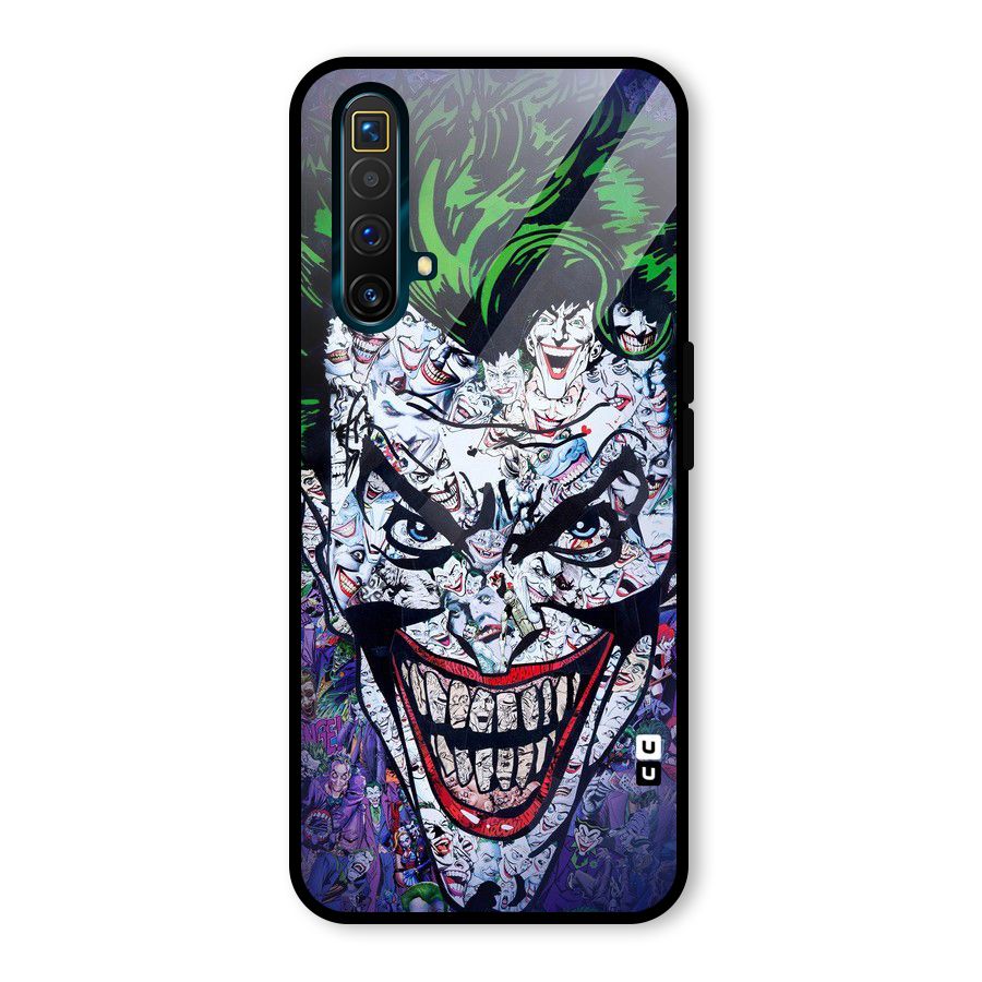 Art Face Glass Back Case for Realme X3
