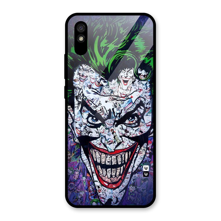 Art Face Glass Back Case for Redmi 9i