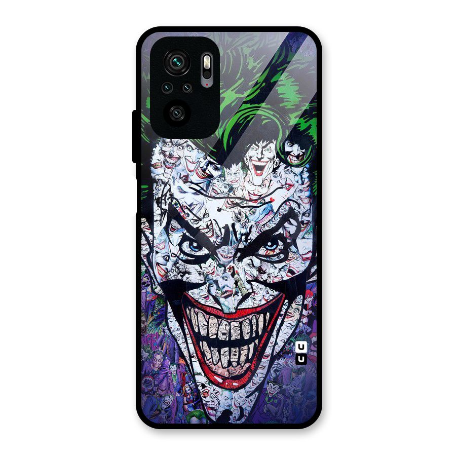 Art Face Glass Back Case for Redmi Note 10S