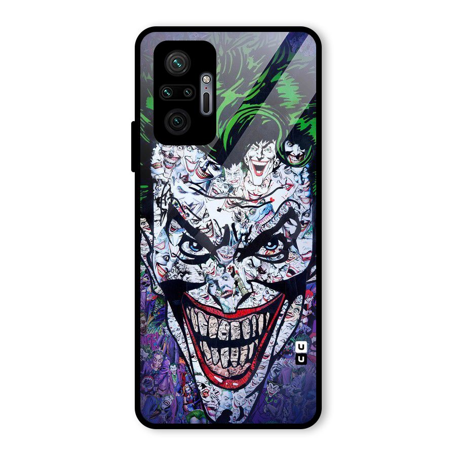 Art Face Glass Back Case for Redmi Note 10 Pro Max