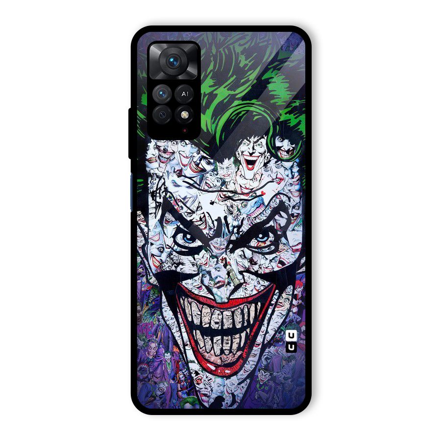 Art Face Glass Back Case for Redmi Note 11 Pro