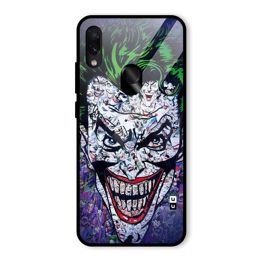 Art Face Glass Back Case for Redmi Note 7S