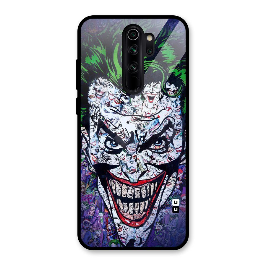 Art Face Glass Back Case for Redmi Note 8 Pro