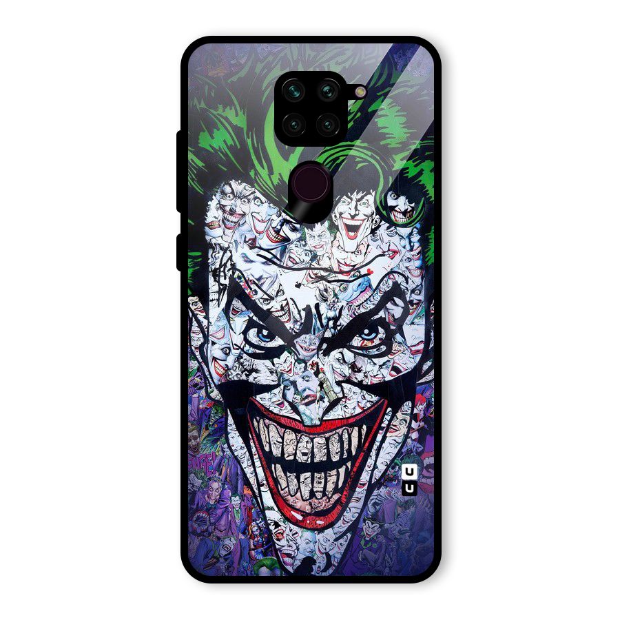 Art Face Glass Back Case for Redmi Note 9