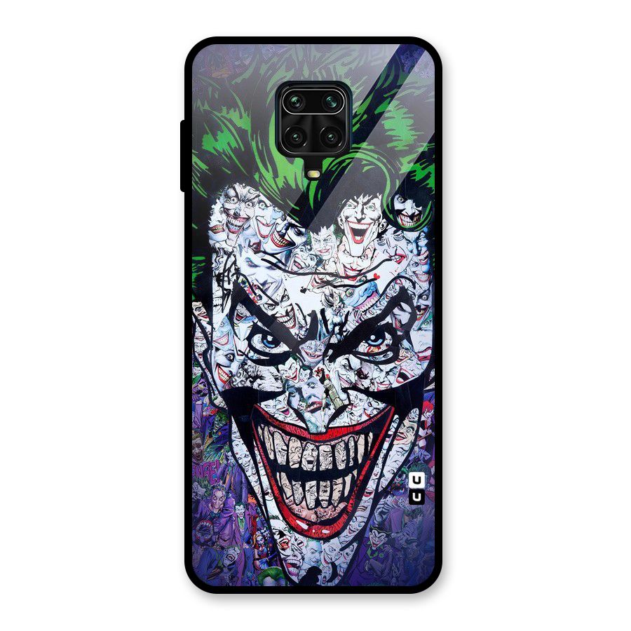 Art Face Glass Back Case for Redmi Note 9 Pro