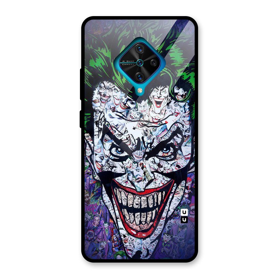 Art Face Glass Back Case for Vivo S1 Pro